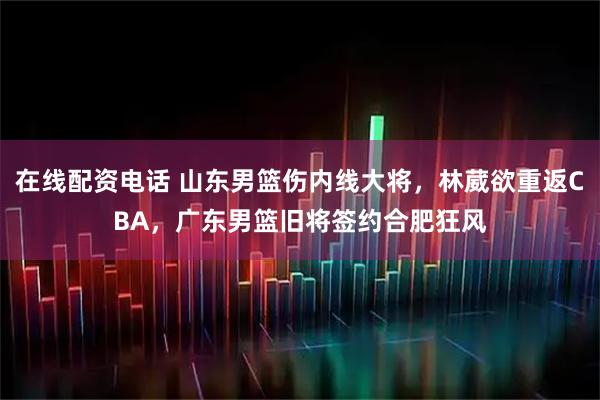 在线配资电话 山东男篮伤内线大将，林葳欲重返CBA，广东男篮旧将签约合肥狂风